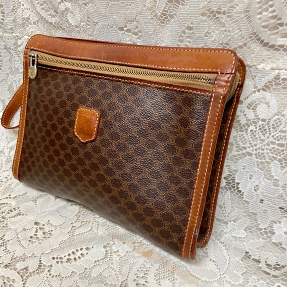 Celine, Brown Mono 2-way Clutch ,Crossbody Handbag - Picture 2 of 11